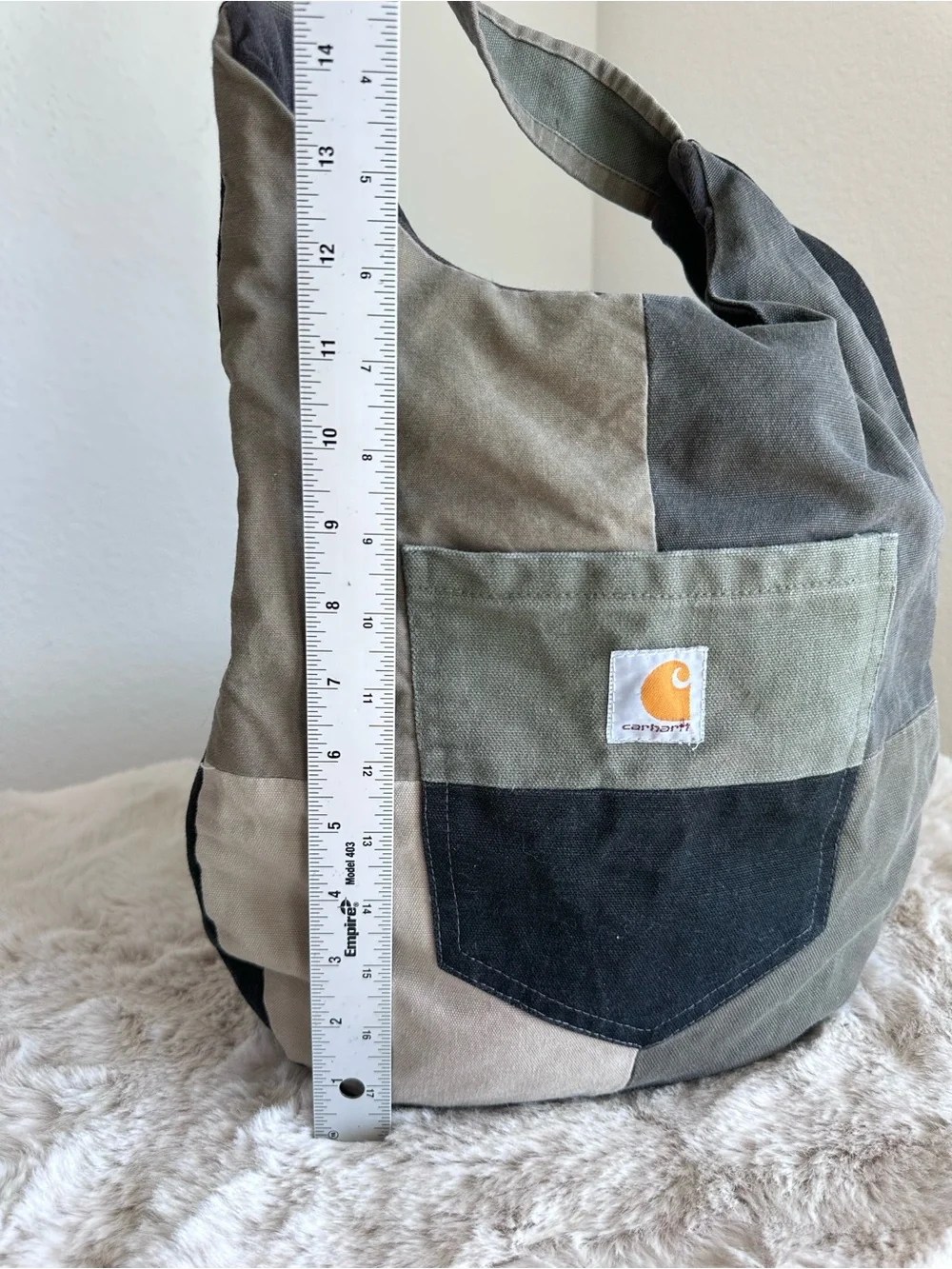 Carhartt Upcycled handmade Tsuno sling bag